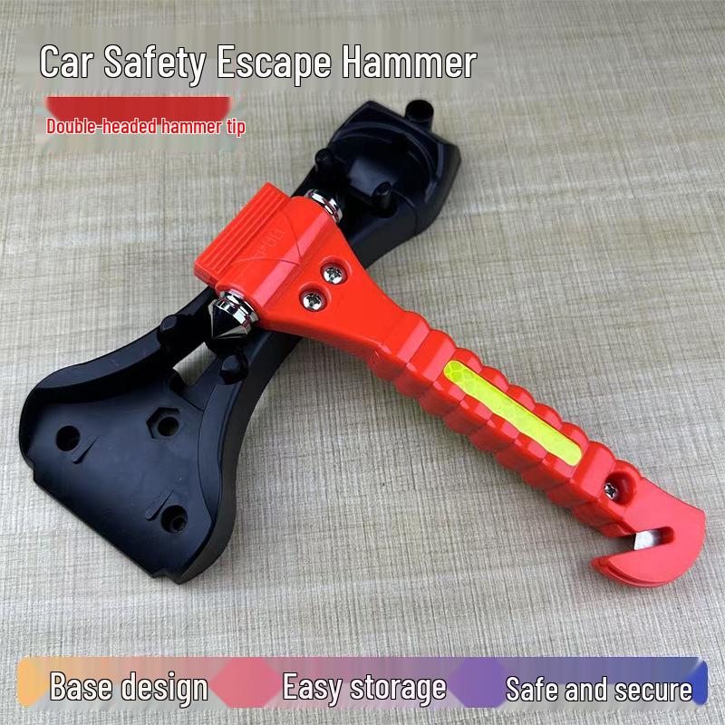 Multifunctional Car Safety Hammer with Seatbelt Cutter and Window Breaker