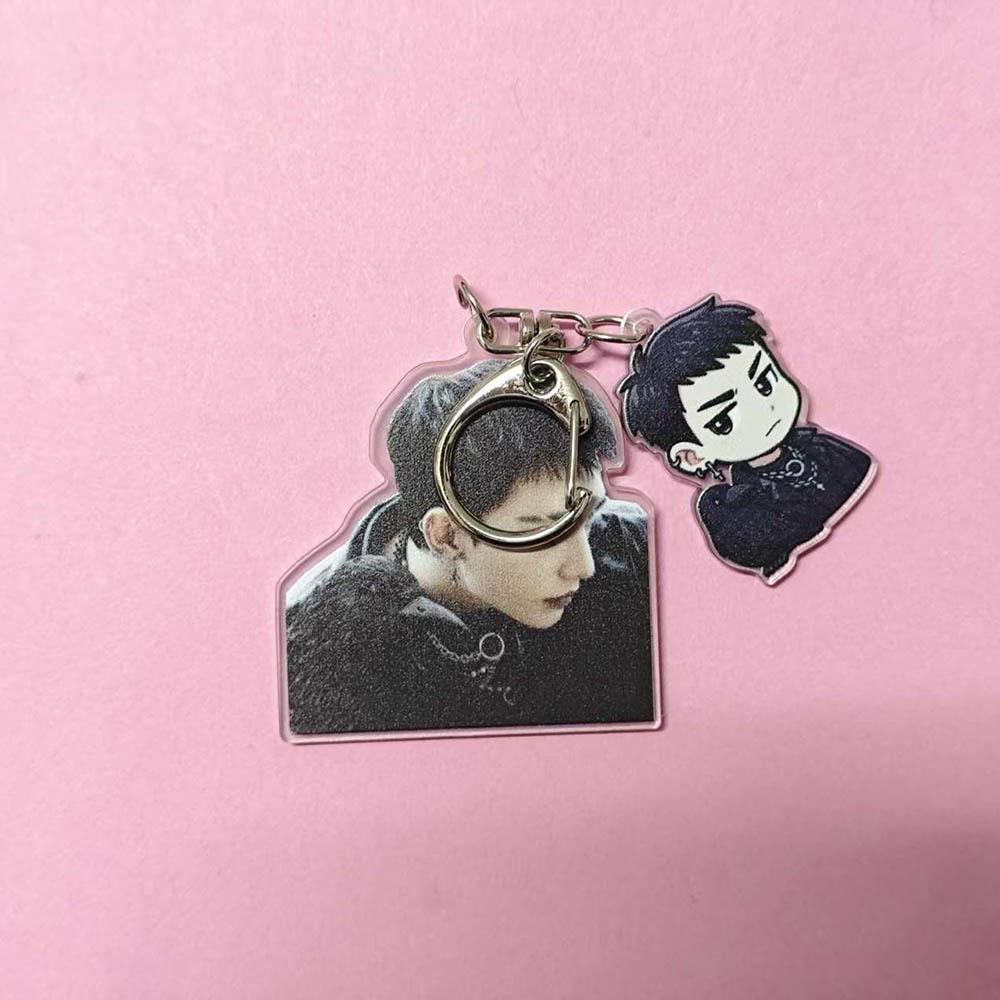 1 unidade de Chaveiro SKZ para Fãs de K-POP - Design de Grupo Musical com Iniciais SKZ Acessório Colecionável, Pingente de Bolsa 2D Plano com Tema K-POP