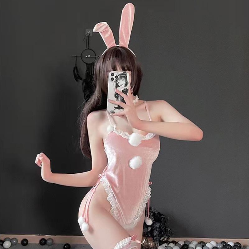 Sex Underwear Sexy Tube Top Plush Christmas Dress Flirting Cosplay Pure Desire Buttocks Short Skirt Sex Dress