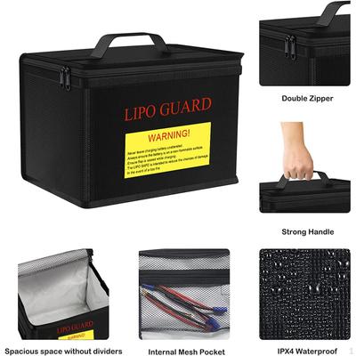 Lipo Fireproof Bag Electric Bike Battery with Handle Charger