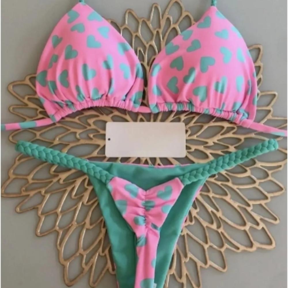 Bikini High Waist Swimsuit Sexy Thong Bikini Set Zebra Print Women Brazilian Swimwear  Biquini Swim Bathing Suits Women
