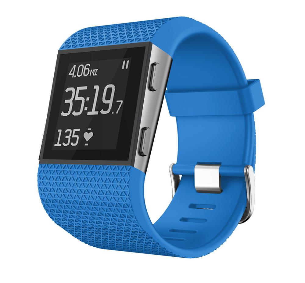 Pulseira esportiva de silicone macio Pulseira de relógio Para Fitbit Surge Pulseira Pulseiras de relógio Substituição Ajuste inteligente Pulseira Nova chegada