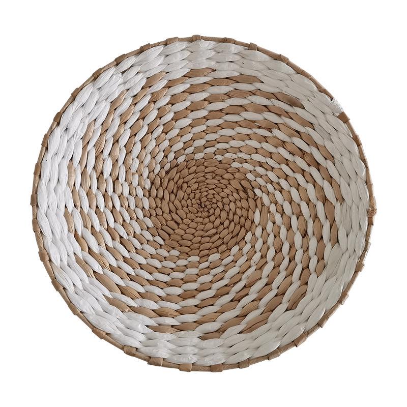 Moroccan Hand-Woven Straw Wall Hanging Decor
