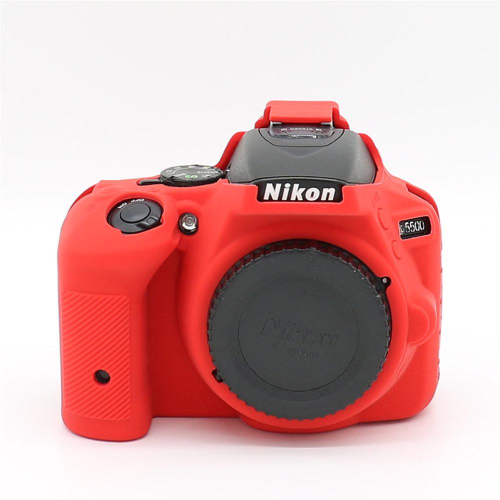 Soft Silicone Armor Body Case For Nikon D5500 D5600 Protective Camera Rubber Cover Skin