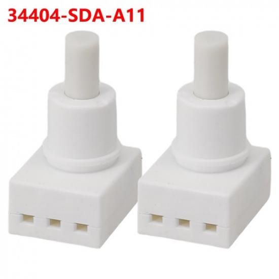 2Pcs Car Interior Dome Reading Light Map Lamp Switch Button For HONDA ABS New