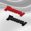 3D Metall Für Suzuki Jimny Kühlergrill Abzeichen Front Emblem Heck Kofferraum Karosserie Aufkleber SUV 4X4 Off-Road Kreatives Dekorationszubehör