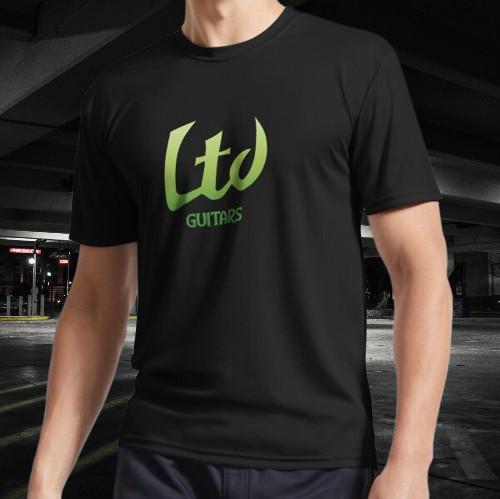 LTD Guitar Logo Active T-Shirt Funny Size Mode American T-shirt S разноцветный