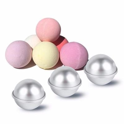 2 Stück Kugel Aluminium Halbkreis Kugel Badebombe Kuchenform Backform Gebäckform BAS ADM