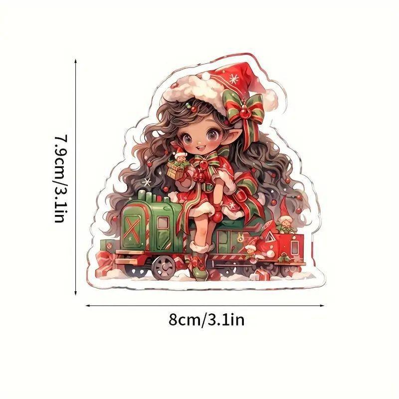 

Unique Acrylic Cartoon Style Rearview Mirror Christmas Accessories For Car Charm 1