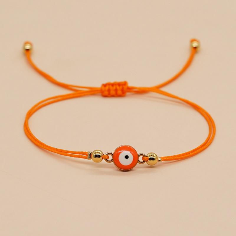 Handmade Simple Style Lucky Turkish Evil Eye Bracelet For Women Men Couples Bracelet Red Rope Woven Gothic Jewelry Party Gift