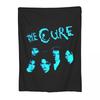 The Cure Robert Smith Logo Decken Flanell Sofa Überwurf Atmungsaktiv für Couch Bettwäsche Outdoor Decken Tagesdecke Steppdecke