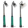 2 In 1 Garden Rake Manual Weed Grass Rooting Tool Puller Shovel 5/6/11 Tooth Weeding Removal Hand Gardening Loose Soil Tool
