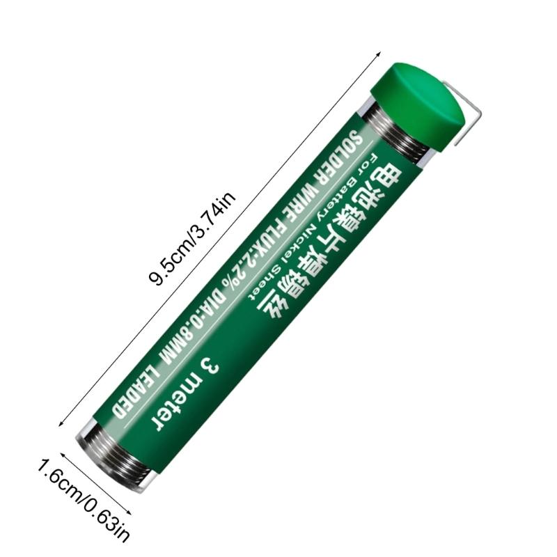 3Pcs Soldering Wire for Battery Metal Board Welding Super Solder Paste Line Seal Roll Electronics Project