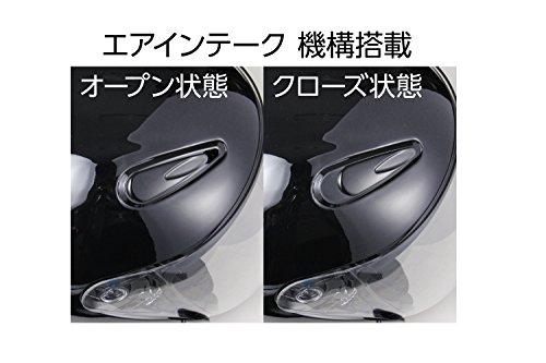 Bike Parts Center Jet Aeroform Motorcycle Helmet, Black, Size L (59cm-60cm) 7221