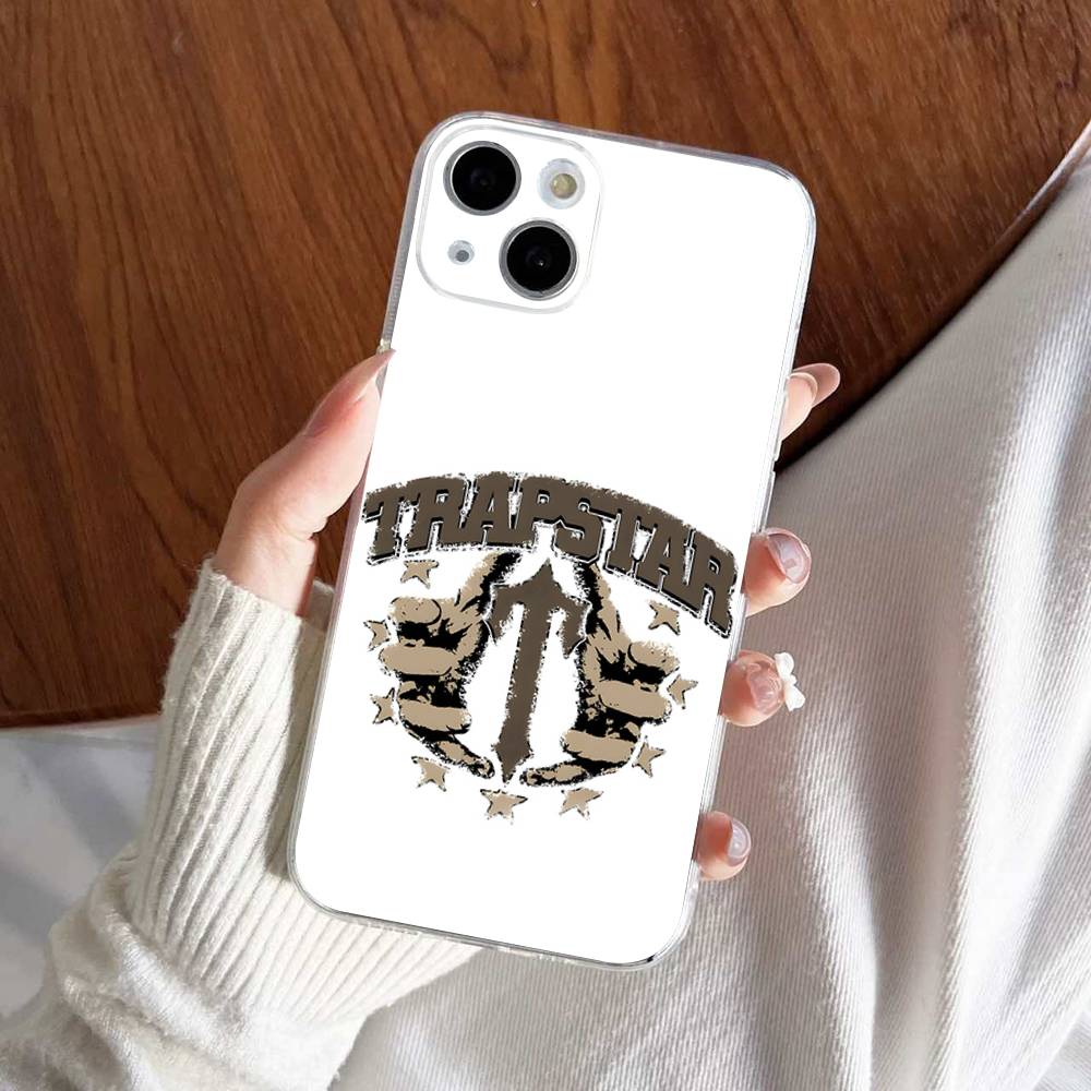 T-Trapstars Dla iPhone 17 16 15 14 13 12 11 Pro Max Plus Etui na Telefon Wysokiej Klasy Silikonowe