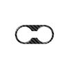 Carbon Fiber Car Rear Seat Water Cup Holder Cover Trim Frame Decor Sticker For Mazda CX-5 2013-2015 Styling Accessories