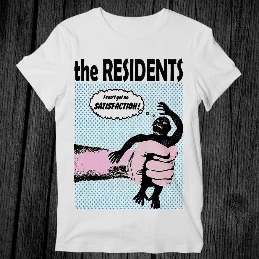 Inspired The Residents Band Satisfaction Punk Rock S to 5XL Shirt SG886 S разноцветный