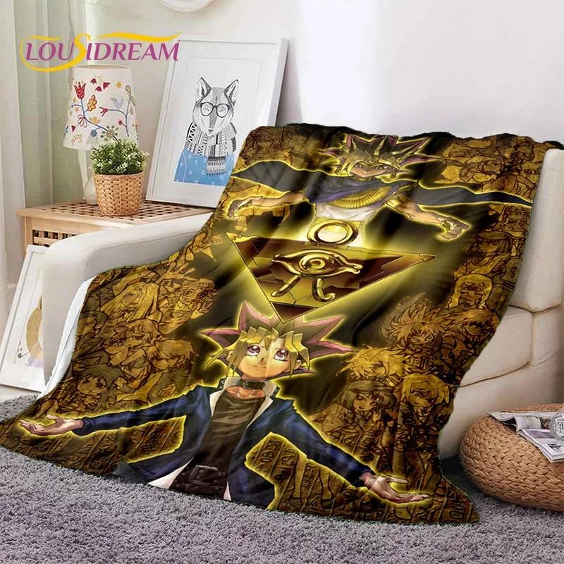 Yu-Gi-Oh Anime MONSTER CARD Cartoon Weiche Decken, Überwurfdecke Bequeme Decke für Picknick Betten Sofa Haus Schlafzimmer Kindergeschenke