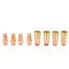 49pcsset Gas Lens Alumina Nozzles Cups Collets Accessory Kit for Welding Torch