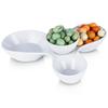Appetizer Plate for Dips, Sauces, and Snacks Appetizer Bowls