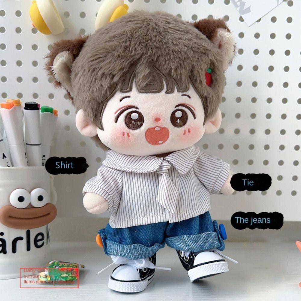 Fashion 20cm Cotton Doll Clothes Dressing Game DIY Doll's Accessories Trendy Replacement Outfit