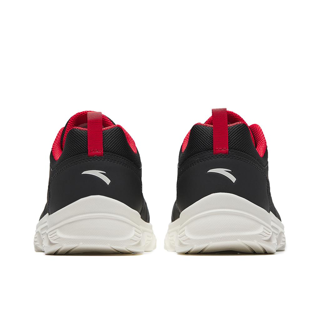 Anta Cushioning Breathable Cushioning Breathable Low top Casual Running Shoes Men's Basic Black Classic Red 912525502F-10