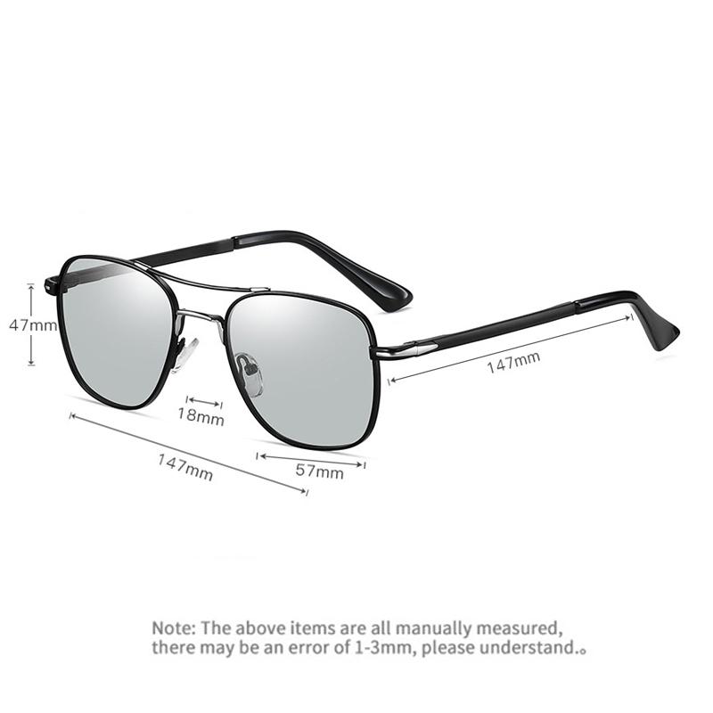 Classic Simple Design Men Photochromic Polarized Sunglasses