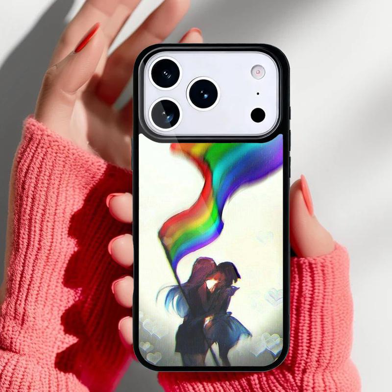 LGBT Gay Pride Lesbian Phone Case for iPhone 17 16 15 14 13 Pro Max Back Cover for 12 11 Pro Coque