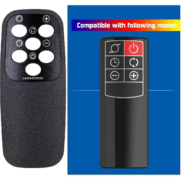 Replacement Remote Control for Lasko CT22835 CT32990C CT32791 CT22840 Tower Space Heater