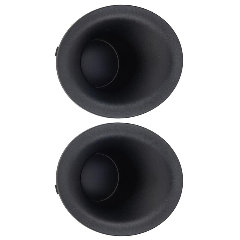 2pcs Black Car Front Fog Light Covers without Hole for Dodge Challenger 2015 2016 2017 2018   68259660AA, 68259661AA