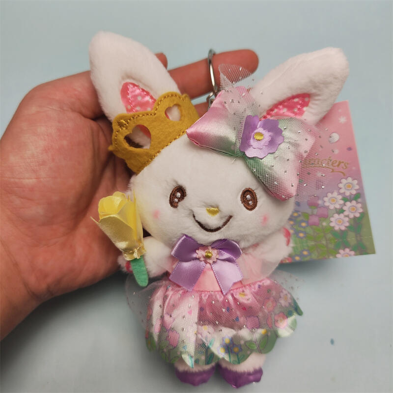 Sanrio Usahana Cogimyun Kirimichan Flower Bloom Fairy Wand Crown Bow Plush Toy Pendant Handbag Hang Decoration Christmas Gift
