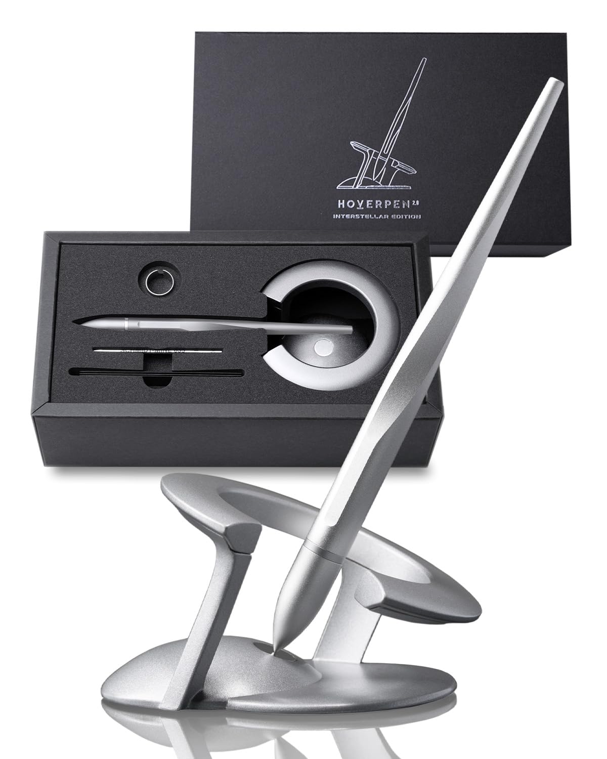 

Novium Hoverpen Interstellar, a zero-gravity floating pen. A perfect gift for men s birthdays, promotions, or Christmas. Also makes a great desk decor