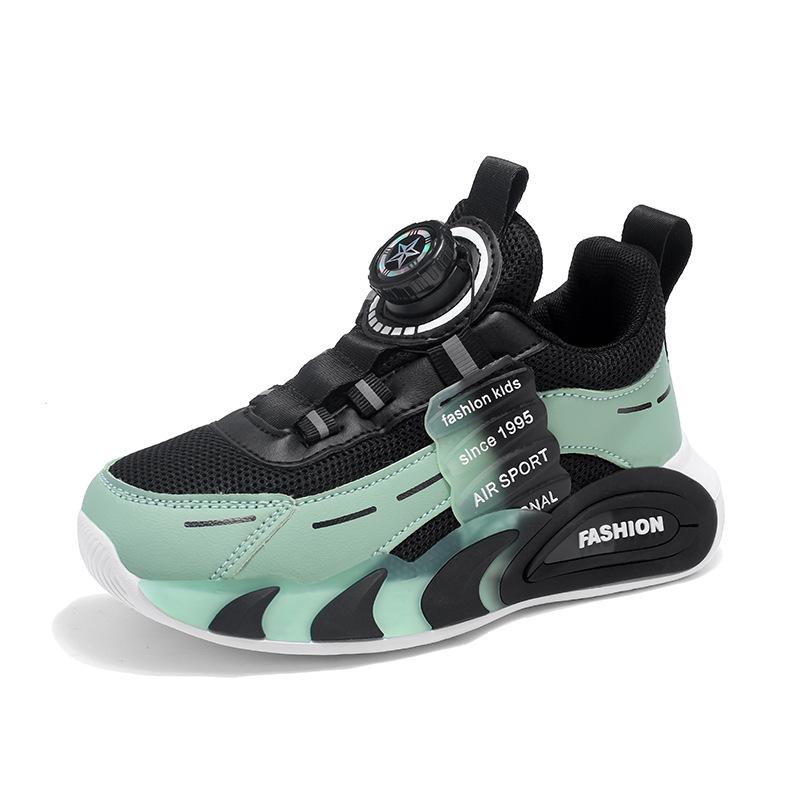 Children's sports shoes boys and girls 2025 spring and autumn new mesh breathable medium and older children and girls non-slip fashion sports shoes