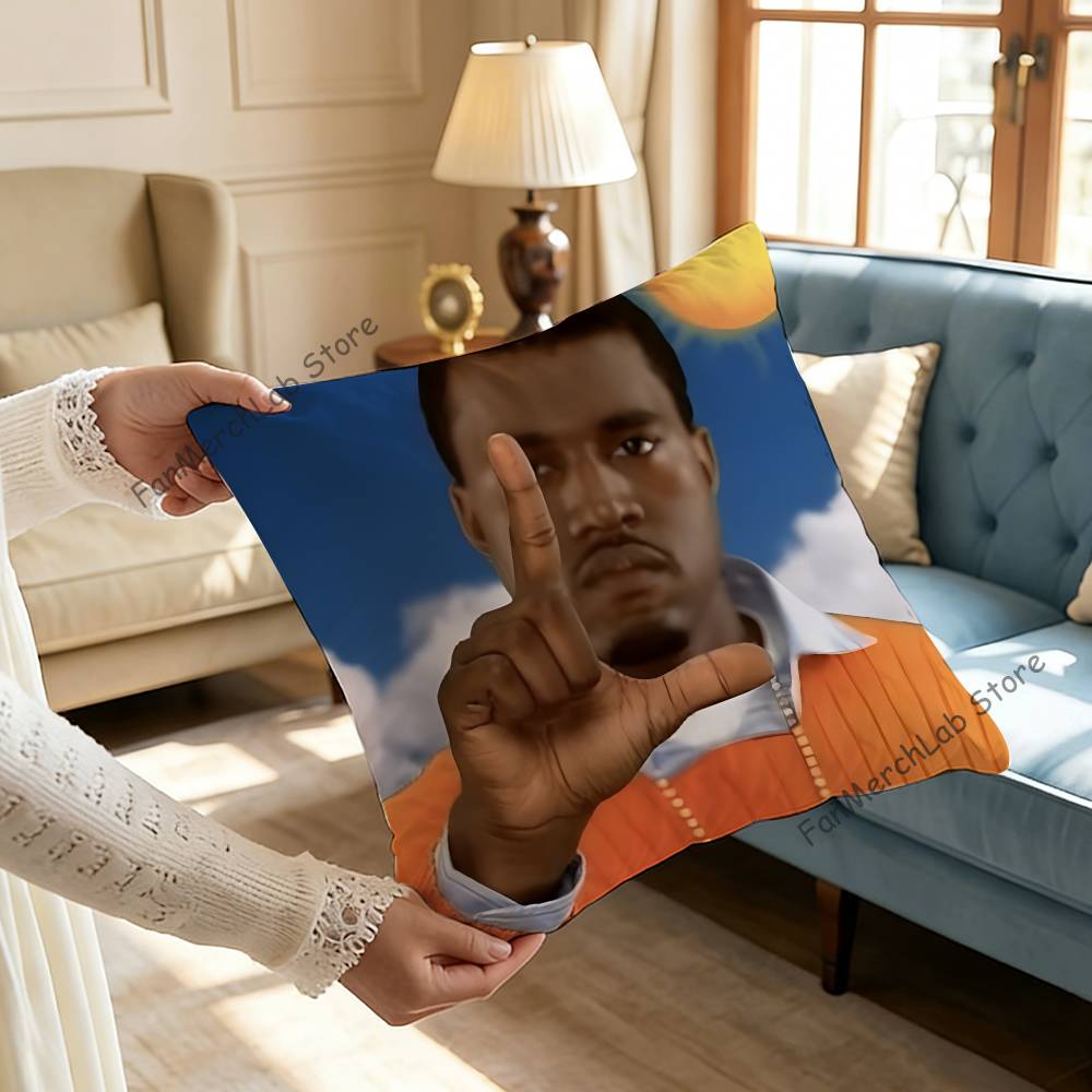 KKanye West Yeezus Ye Jesus Pillow Case For Sofa Decor Car Office Room Printing Cushion Cover Decorations and Protector
