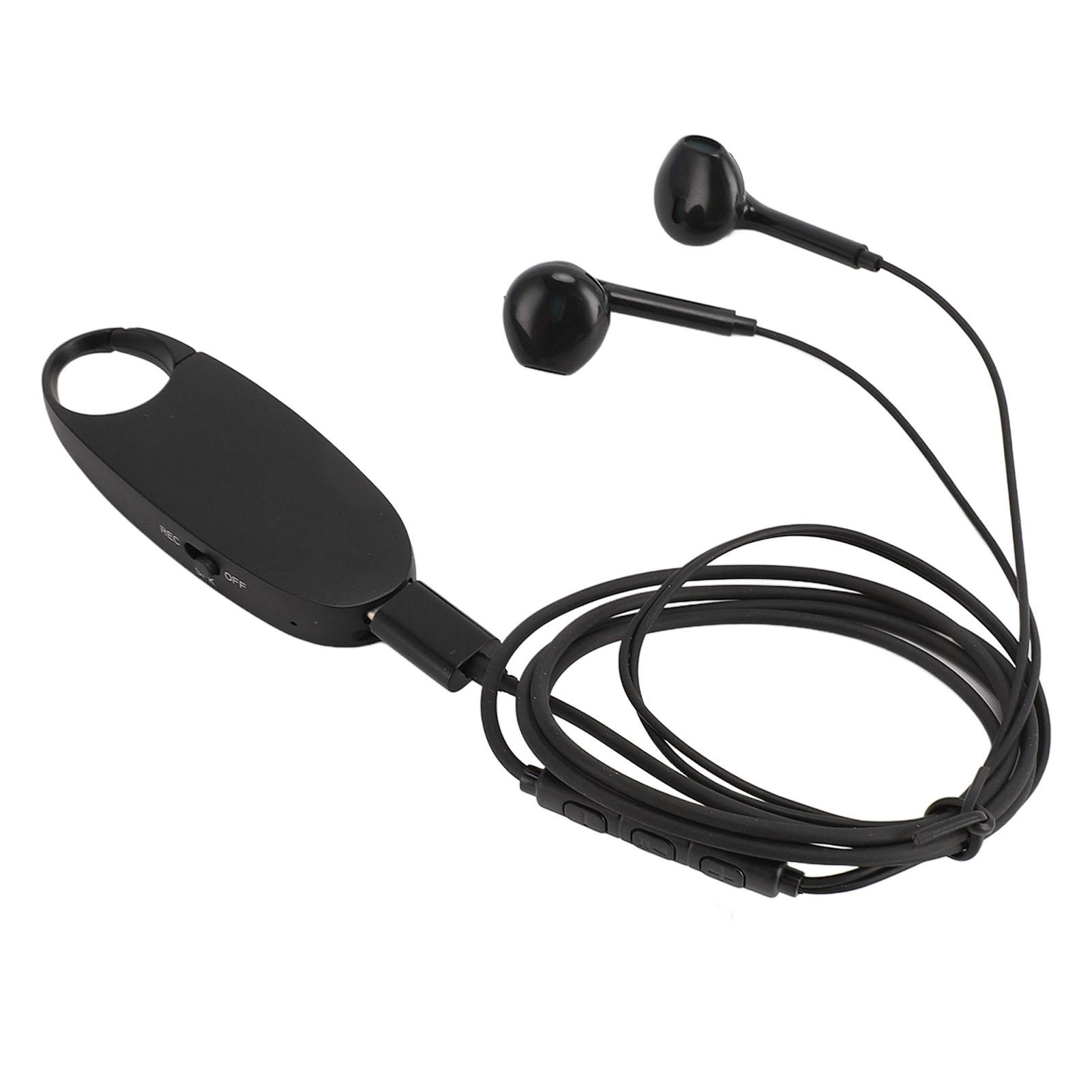 

Диктофон с функцией шумоподавления AI, активируемый голосом, магнитный диктофон, MP3-плеер, 70 часов работы, 400 мАч 64GB