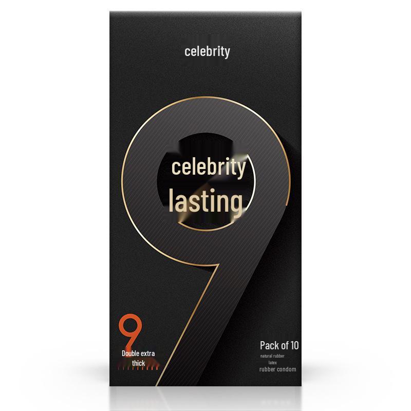 Mingliu Ultra Thin Long-Lasting Dotted Condoms with Hyaluronic Acid - 10 Pack