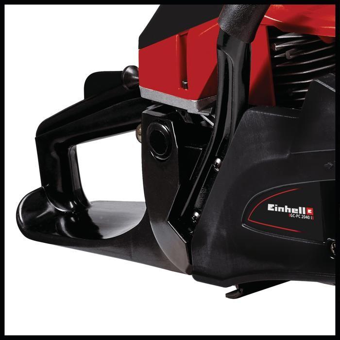 Einhell tronçonneuse thermique gc-pc 2040 i (2,0 kw, moteur 2 temps, guide 40 cm) livrée avec un bidon pour mélange