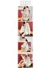 Chinese Cotton Silver Fox Velvet Hooded Cardigan Sweater with Back Collar and Print.