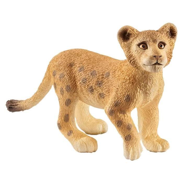 Puzzle 60 pièces schmidt - sauvetage d'animaux aventureux - schleich lionceau et hippopotame