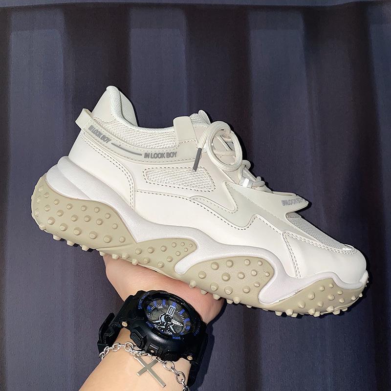 Мода 2024 Весна Новая Мужская Обувь Тренд Японии и Южной Кореи Старая Обувь Стиль — фото 9