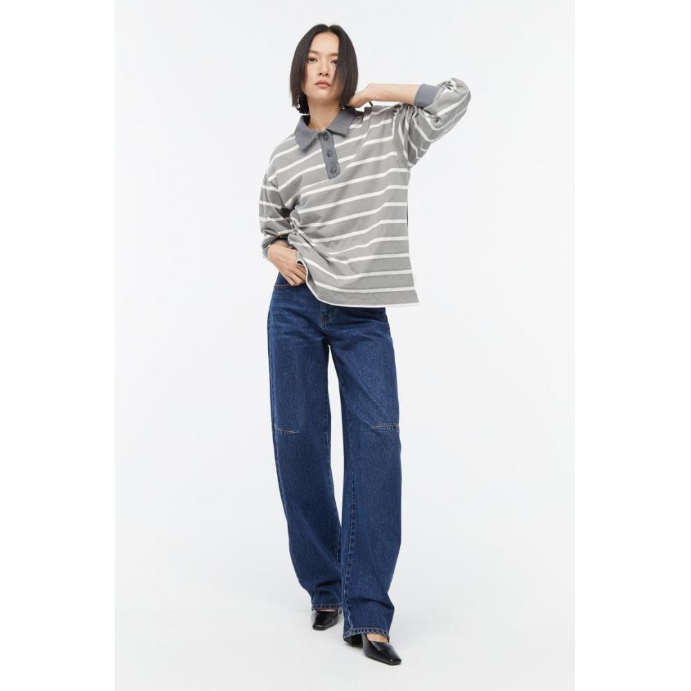 

ДЖИНСЫ HM РАССЛАБЛЕННЫЕ ОБЫЧНЫЕ ТЕМНО-ДЕНИМ СИНИЕ