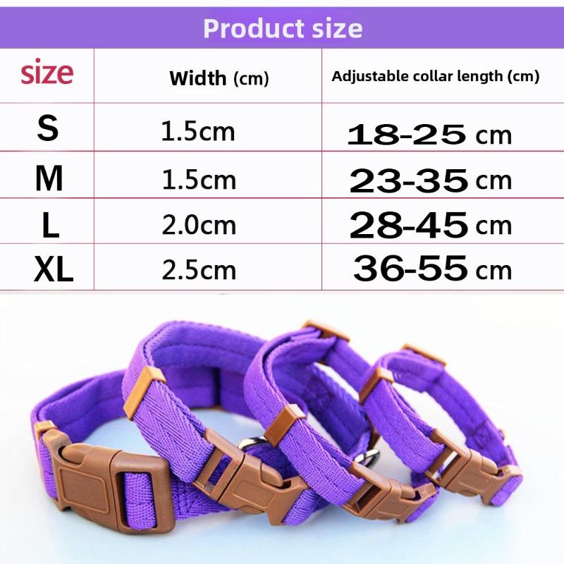 Dog Collar Wear-resistant Anti-bite Adjustable Anti-strangle Neck Suitable for All Dog Pet Supplies