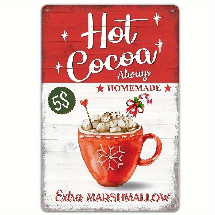 Vintage Metal Tin Poster Coffee Shop Metal Tin Signs Posters Plate Colorful Visual Effect Wall Art for Cafe Bar Club Party Decor