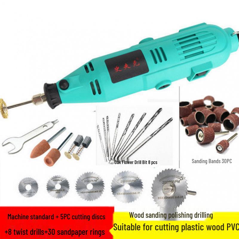 Copper Electric Grinder Pen for Wood, Jade, and Root Carving – Miniature Electric Drill and Grinding Tool