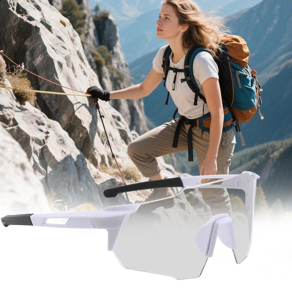 Cycling Glasses Photochromic Polarized Sports Sunglasses UV400 Protection Sports Eyewear Safety Windproof Driving Eyeglasses
