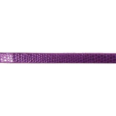 MégaCréa - 6 Mm Crocodile Style Bracelet Purple