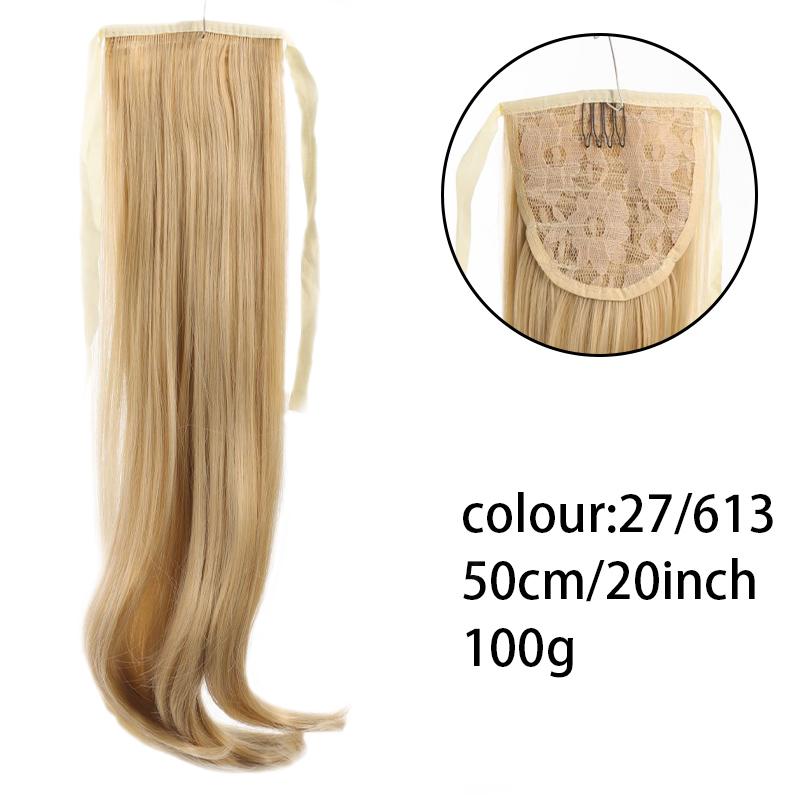 

Женский парик с конским хвостом, микро-рулонный ремешок, парик с конским хвостом, термостойкий парик из волокна, легко носить для ежедневных встреч