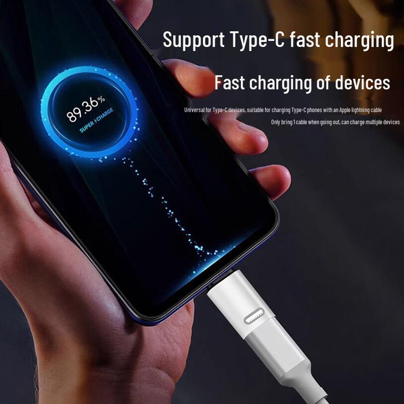 Apple to Type-C Fast Charging Adapter - Lightning Interface