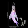 Halloween Decoration Scary Ghost Windsock Glow In The Darks Party Gifts Party Hanging Flags Day of The Dead Dia De Muertos