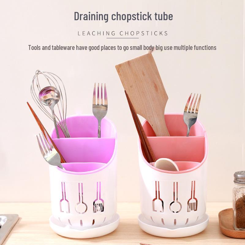 Multifunctional Kitchen Utensil & Cutlery Storage Basket Holder
